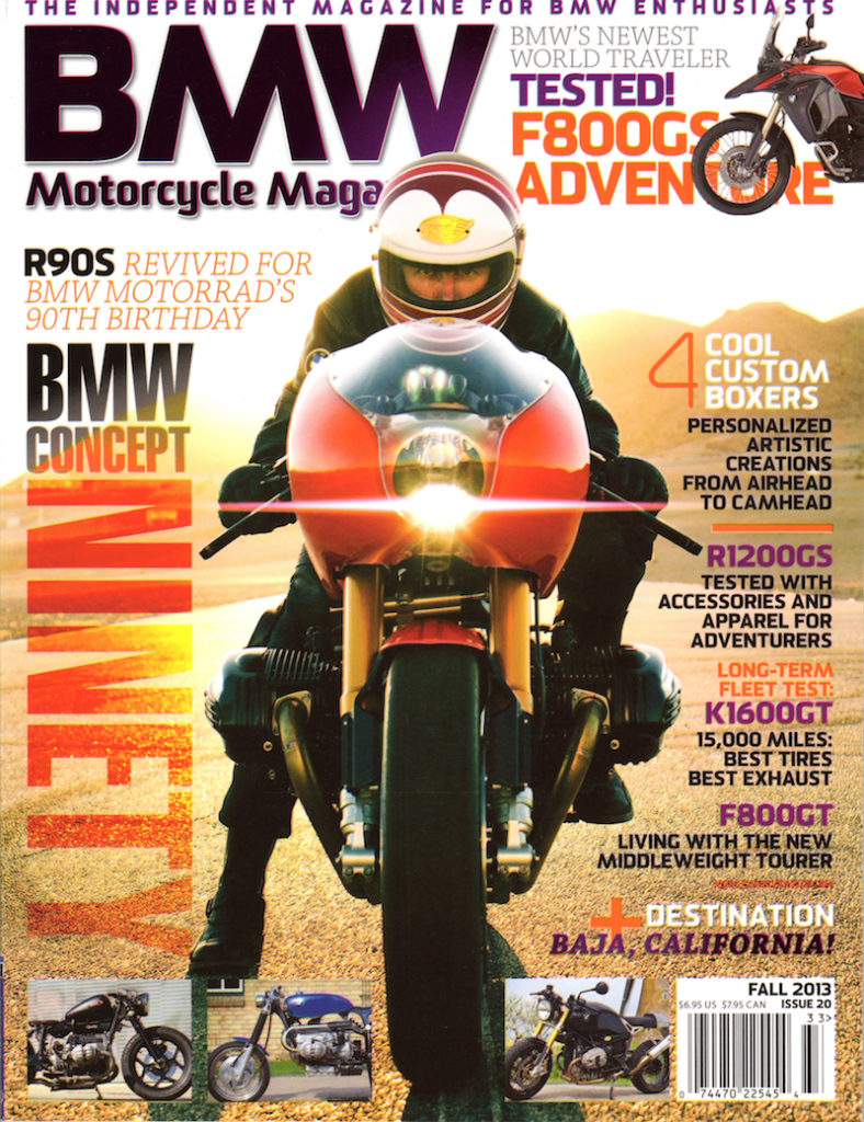 BMW Motorcycle Mag Fall 2013 cover