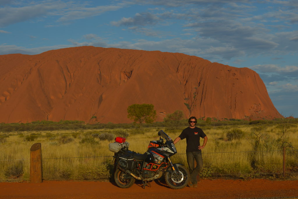 Adventure tour around Australia with Siskiyou Panniers, Fandango Tank Bag, Tillamook Dry Bag