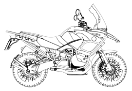 adventure motorcycle