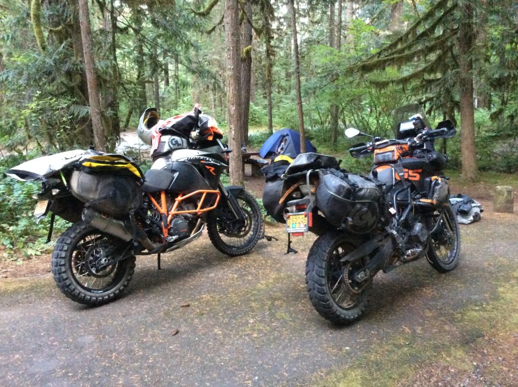 Siskiyou Panniers on KTM 1190 and BMW F800