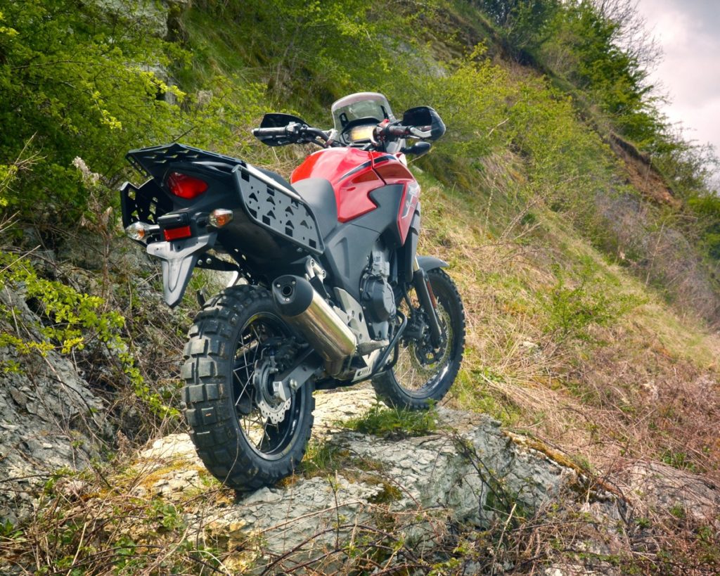 Rally Raid Products Honda CB500X Adventure, distributed in North America by Giant Loop
