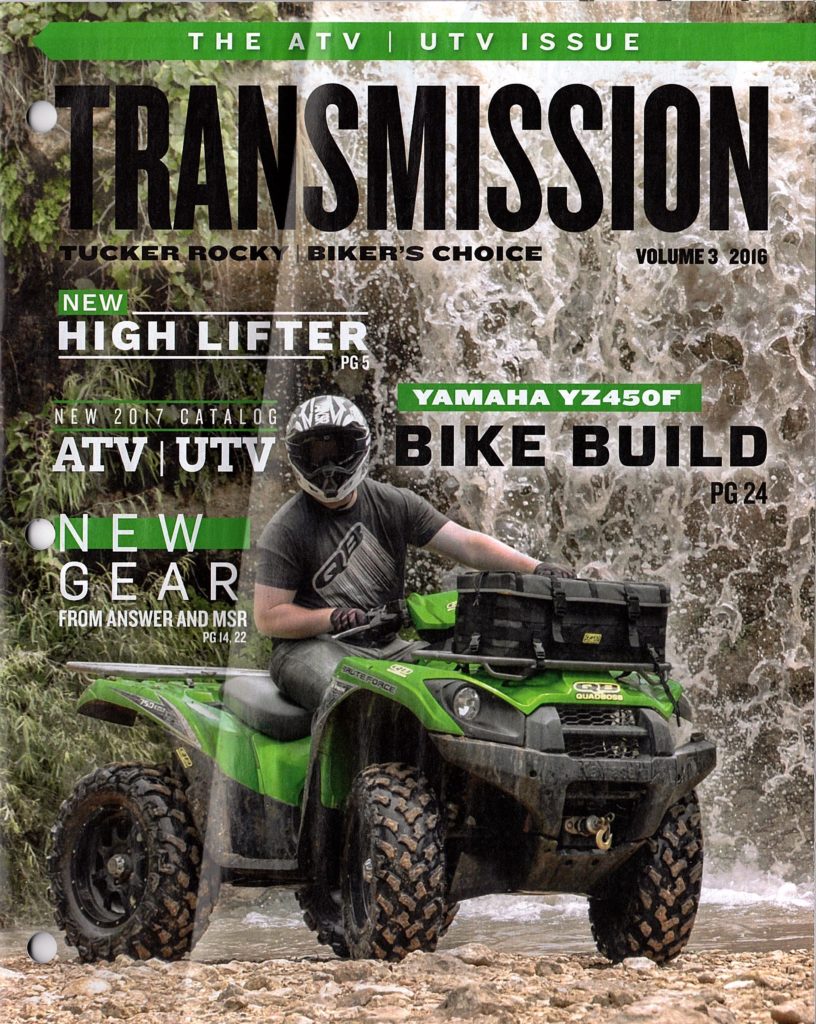 Tucker Rocky Transmission Magazine features Giant Loop 
