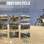 2017 adventure motorcycle calendar back