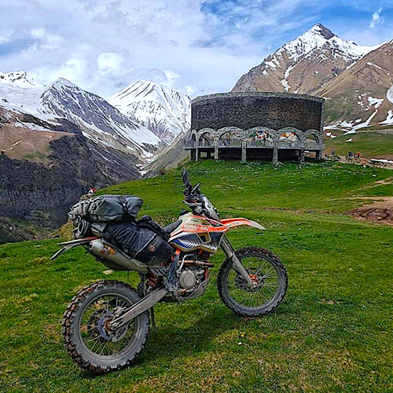 Traveling the World on a KTM 500 EXC with Coyote