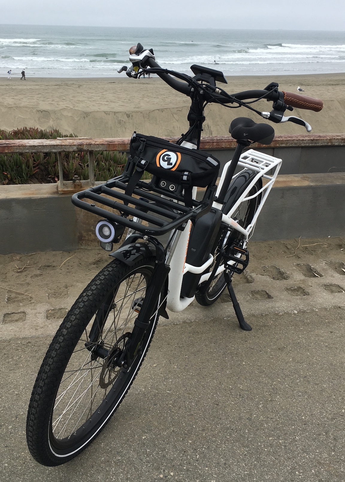 Zigzag Handlebar Bag on Electric Bikes