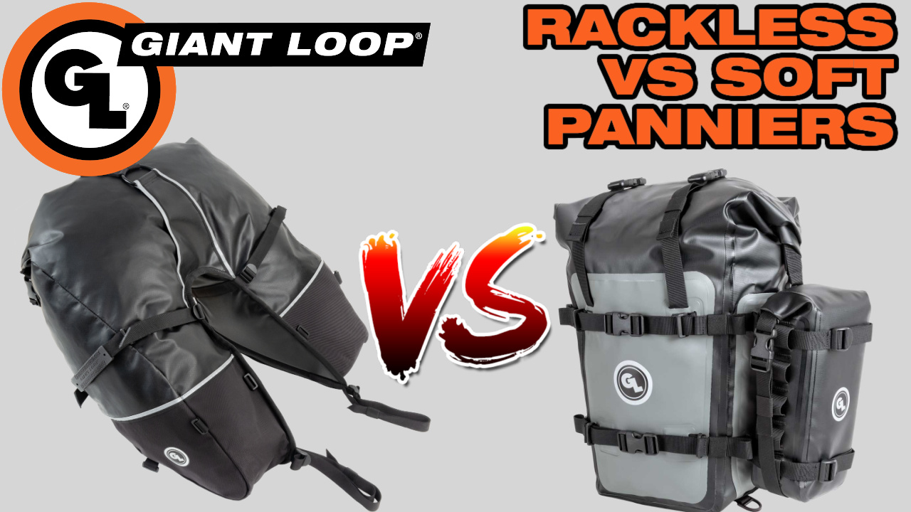 Rackless Motorcycle Luggage Versus Soft Panniers – Giant Loop